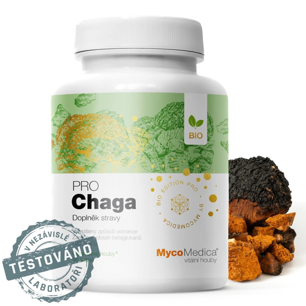 MYCOMEDICA Chaga PRO 90 kapslí
