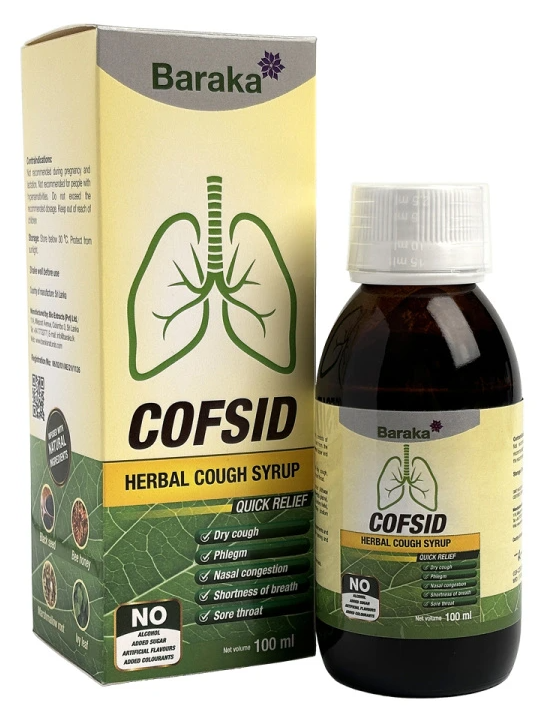 BARAKA Cofsid bylinný sirup proti kašli, 100 ml