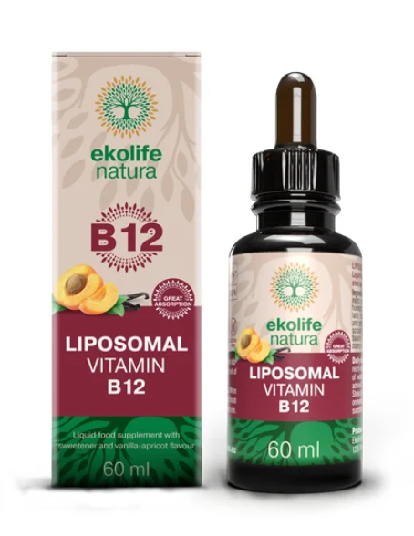EKOLIFE NATURA Lipozomální vitamín B12 60 ml