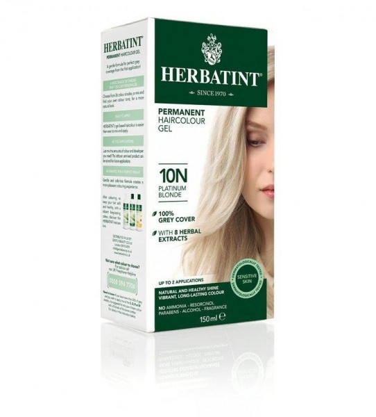 Permanentní barva na vlasy platinová blond 10N (1)
