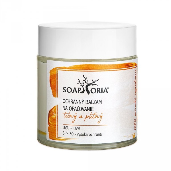 Ochranný tělový a pleťový balzám na opalování s SPF 30 - vysoká ochrana - Sunnyphoria 150ml (1)