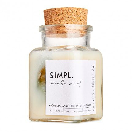 Simpl. Candle Soul - EKO svíčka Citrus a Ginkgo 200 ml (1)