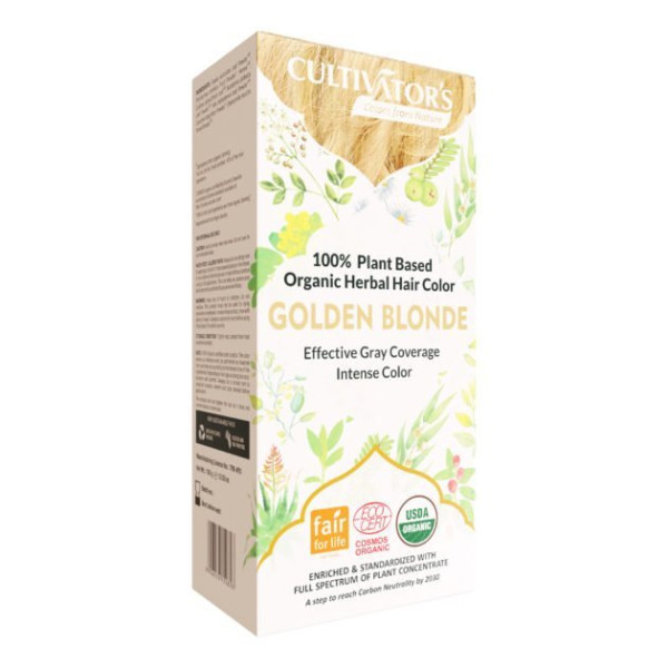Bio přírodní barva na vlasy 100% 1 - Zlatá Blond 100g (6)