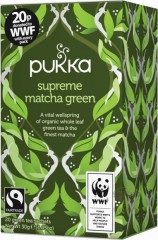 PUKKA Ajurvedský čaj zelený Supreme Matcha 20 x 1,5 g