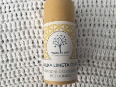 Přírodní deodorant VANILKA-LIMETA-CITRON 65 g EXP.:01/21