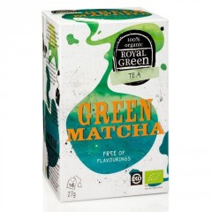 ROYAL GREEN Zelený čaj Green Matcha BIO 16 x 1,7 g