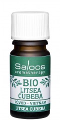 SALOOS Éterický olej Bio Litsea cubeba 5 ml