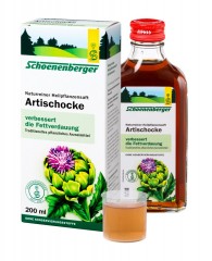 SCHOENENBERGER BIO Čerstvá rostlinná štáva - Artyčok 200ml