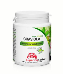 SUPERIONHERBS™ Graviola, čistý extrakt z listů 90 kapslí