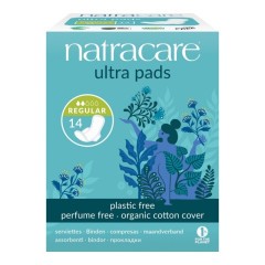 NATRACARE Menstruační vložky Ultra REGULAR s křidélky 14 ks