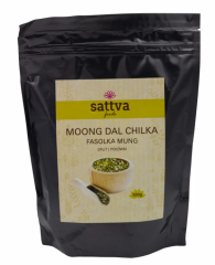 SATTVA Mung dal Chilka neloupaný půlený, 500 g