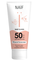 NAIF Ochranný krém na opalování SPF 50 pro děti a miminka 100 ml
